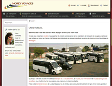 Tablet Screenshot of moreyvoyages.fr